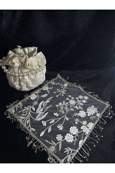 Bridal Luxe Premium Bridal Set with Three-Dimensional Floral Design, Triple A...