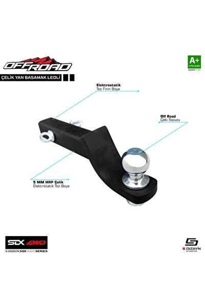 Modifiyecim S-Dizayn Sdx Uyumlu 4Wd Off Road Çeki Demiri