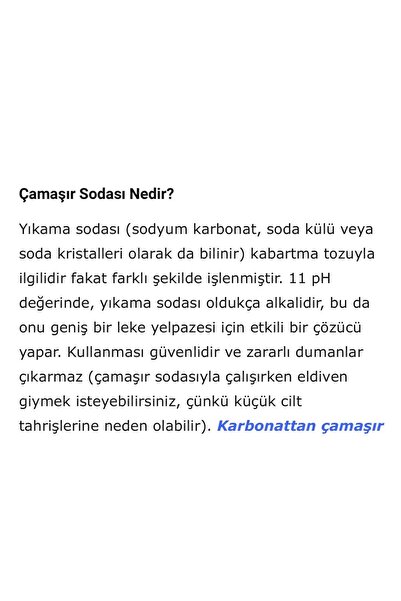 ETİ MADEN Çamaşır Sodası 1kg