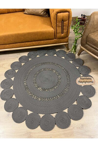 Namteks jüt hasır hediyeli çeyizlik çift trikotlu papatya salon oturma odası ...