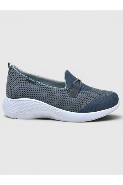 KİNG PAOLO B5034 KRAKERS FİYONK - FÜME - KADIN AYAKKABI