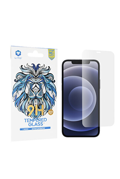 Lito Carcasă pentru iPhone 12 / iPhone 12 Pro - Sticlă Lito 2.5D Classic - Tr...