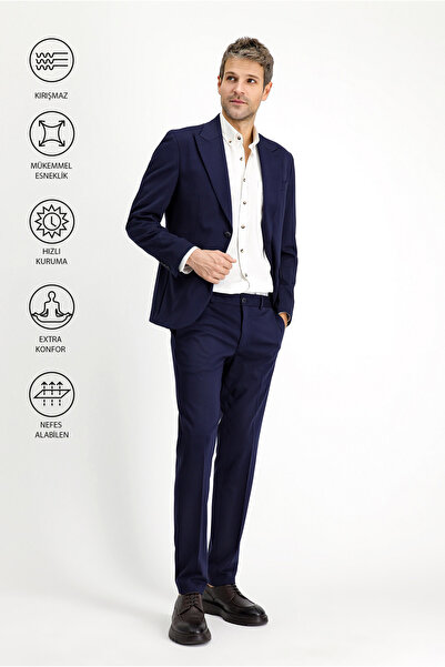 Kiğılı Techno-Line 7 Drop Slim Fit Dar Kesim Likralı Spor Örme Ceket