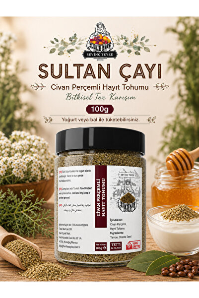 Sevinç Teyze Sultan Çayı, Civan Perçemli Hayıt Tohumu Karışımı Bitkisel Çayı ...