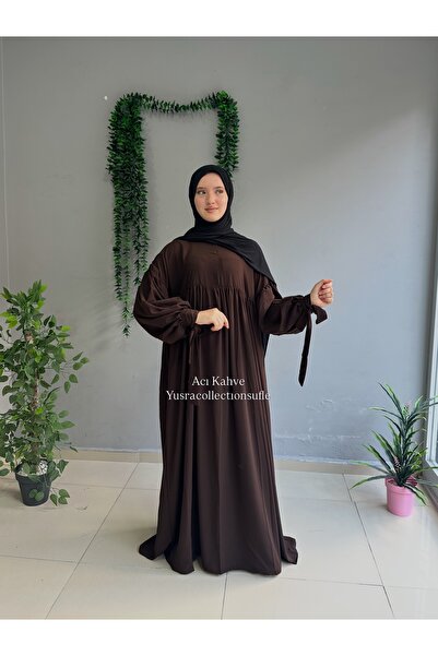 Yüsra Collection Φόρεμα με λουράκια Ferace Tesettür Liza