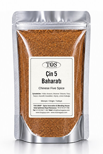 TOS The Organic Spices Çin 5 Baharatı 250 gr Chinese 5-spice - Premium Qualit...