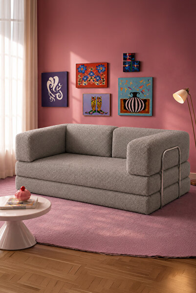 Homedius Eco Vetta Katlanır Yatak Olabilen Çok Amaçlı Çift Kişilik Koltuk 50 ...