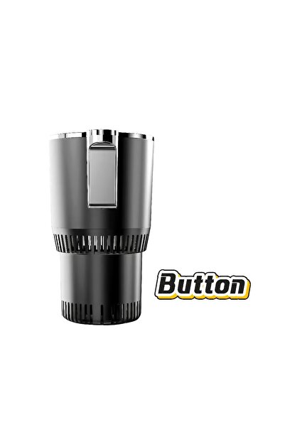 Choice1 Button Black Car Intelligent Cooling Cup Dual Use Rapid Freezer Holde...
