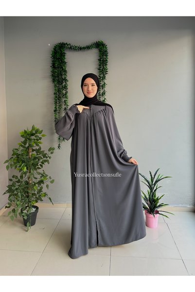 Yüsra Collection Ahsen Ferace cu fermoar integral