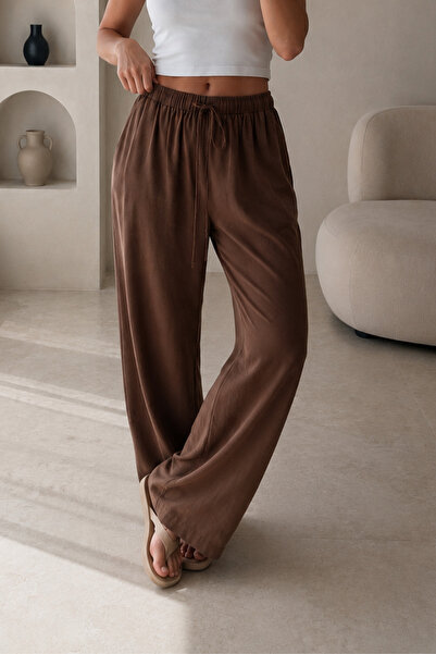 Nika Fashion Basic Sandy Salaş Pantolon