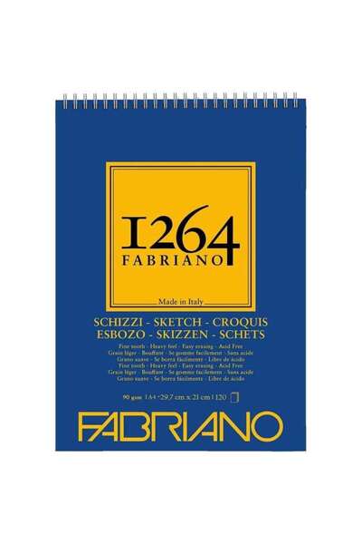 Fabriano 1264 دفتر رسم A4 90 جرام 120 ورقة