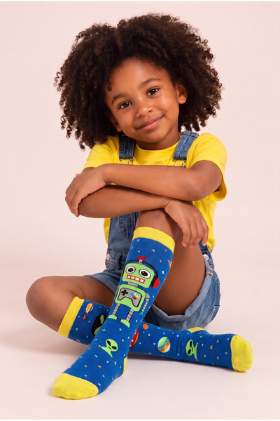 Katia&Bony Uzay Patterned Children's Laptop Socks