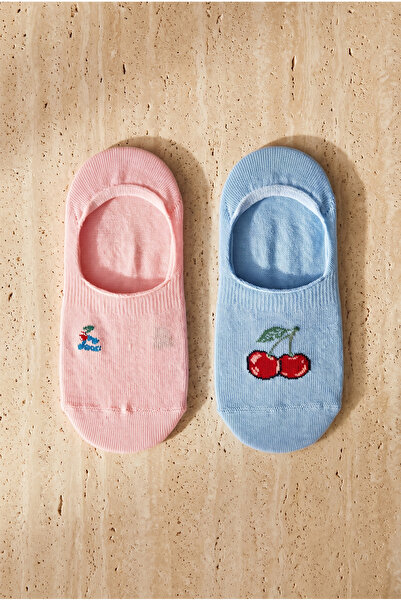 Katia&Bony 2-pack cherry Patterned kids' no-show socks - assorted colors