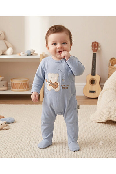 Efemkids 0/9 Months Baby Rompers Cotton Seasonal Anti-Sweat Embroidered Newbo...