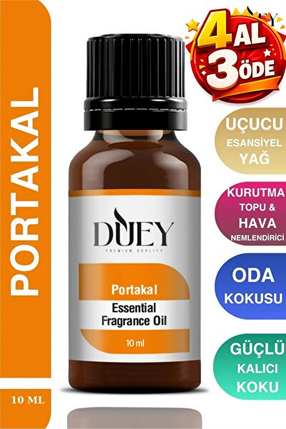 DUEY Portakal Uçucu Yağ Buhurdanlık Yağı Difüzör Esansı Oda Kokusu Esansı Hav...
