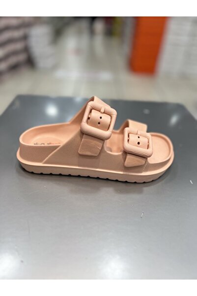 Akınal Bella Unisex Double Buckle Slippers