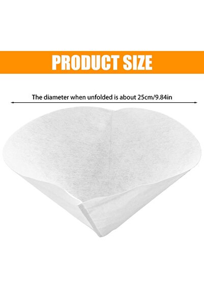 Choice1 30pcs 25cm 120/30pcs Filter Paper Fryer Oil Filter Cone Filters Cooki...