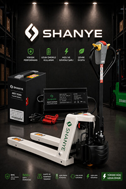 SHANYETRANSPALET 1,5 TON LİTYUM AKÜLÜ TRANSPALET 2026 YENİ SERİ
