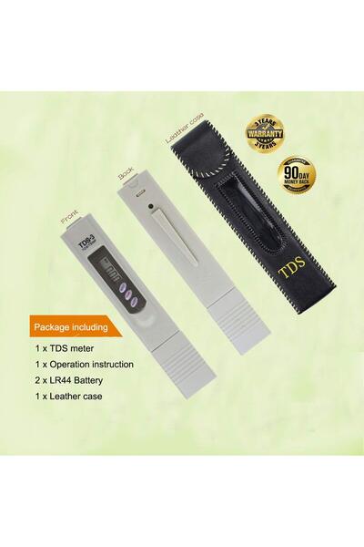 Choice with battery Digital TDS Meter Water Tester PPM Water Quality Pen Meas...