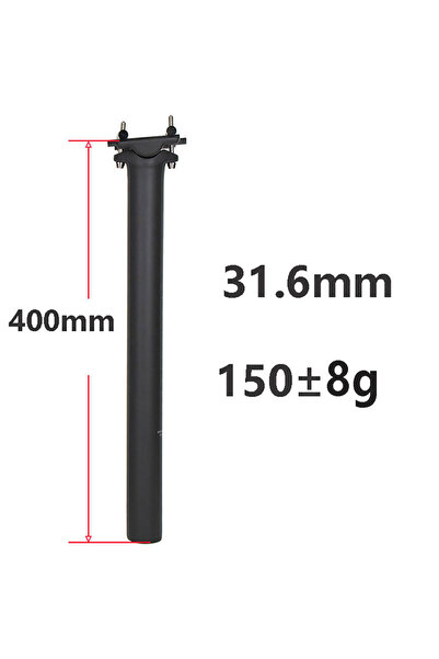 Choice 31.6x400mm ELITA ONE Ultra Light Carbon Fiber Seat Post 25.4/27.2/30.9...
