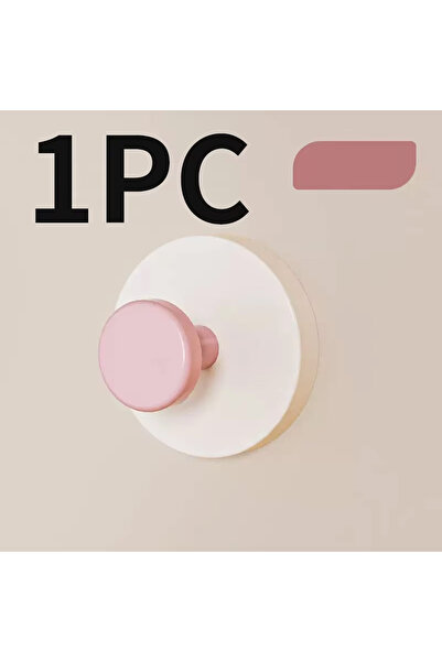 choice2 Pink 1pc Colorful Strong Suction Cup Hook, No Punching Bathroom Kitch...