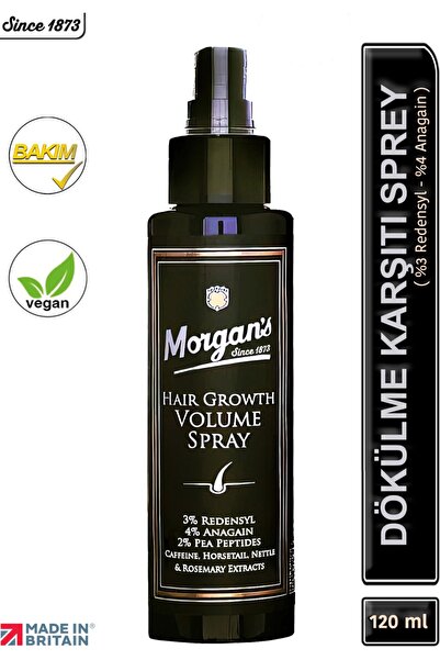 Morgan's Pomade Hair Growth Volume Spray - Dökülme Karşıtı Yenileyici Sprey 1...