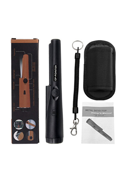 Choice Black Metal Detector Outdoor Adventure Handheld Metal Detector Pinpoin...