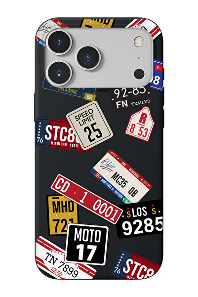 shoptocase iPhone 17 Pro/18 Pro Uyumlu Tickets Desenli İçi Süet Lansman Telef...