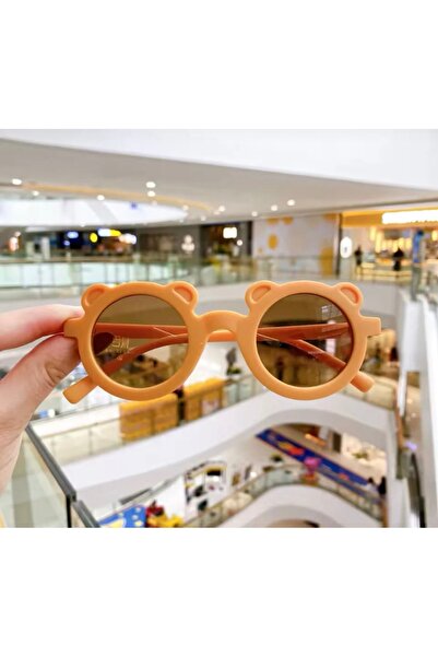 synshop Yellow Sun Glasses Retro Girls Boys Children Baby Nordic Round Frame ...