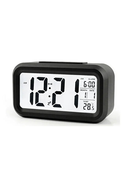 Choice4 Black LED Electronic Digital Alarm Clock Backlight Snooze Calendar Cl...