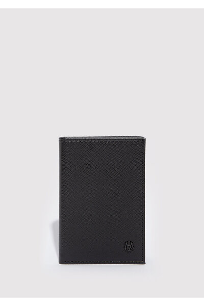 Mavi Schwarze Geldbörse mit Siegellogo 092240-900