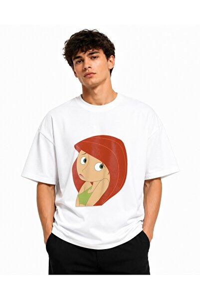 Inscriptie Ουνισέξ Βαμβακερό T-shirt Υψηλής Ποιότητας  "Kim Possible σχέδιο κ...