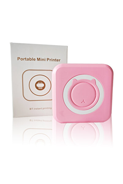 Choice8 GRAY Portable Mini Thermal Printer Wirelessly BT 203dpi Photo Label M...