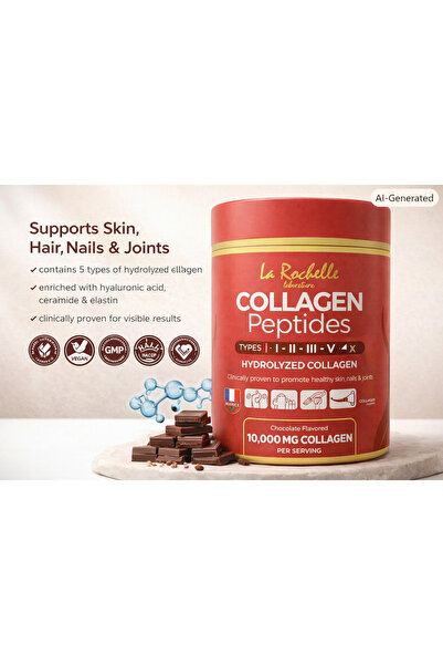 L'rochelle Collagen Peptıdes Powder Type 1 2 3 5 10 330 G