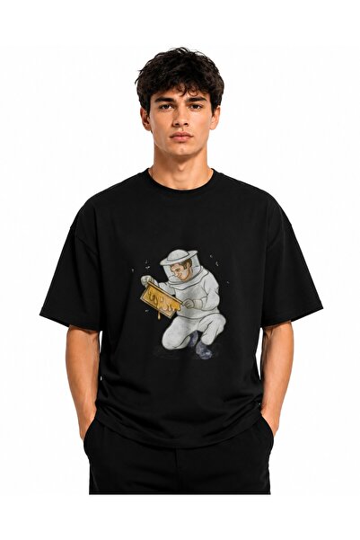 Inscriptie Tricou Unisex Bumbac Premium Casual " Apicultor "
