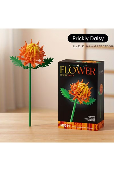 Choice9 M5011-No box Micro particle building block flower set, DIY assembly f...