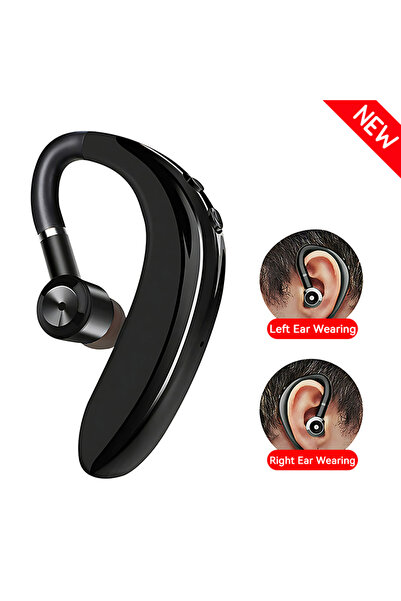 Choice Black Bluetooth 5.4 Ear-Hook Wireless Earphone 180° Rotation Adjustabl...