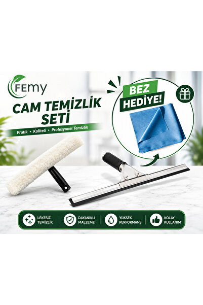 Femy Camsil Silme Aparatı Çekçek Metal 35 Cm Mikrofiber Pelüş Ve Aparatı 35 C...