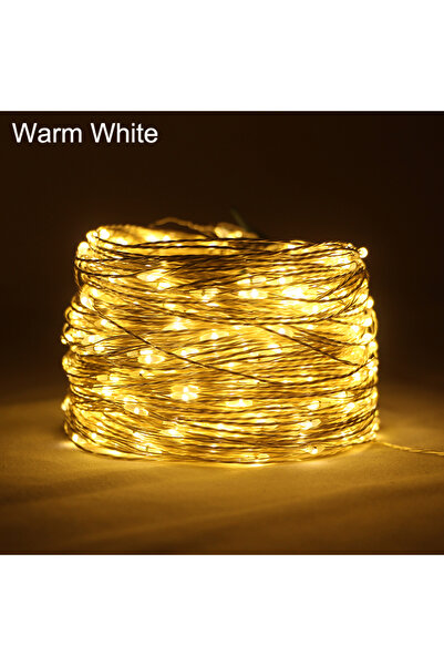 Choice 50 متر، 500 مصباح LED، قابس أوروبي، إضاءة بيضاء دافئة، سلسلة أضواء LED...