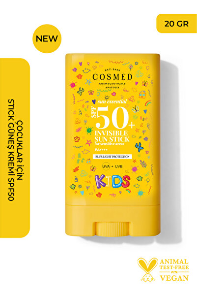 COSMED Çocuk Güneş Koruyucu Stick 20g /Kids SPF50+SUN ESSENTIALS