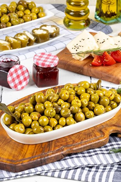 Yöre Hatay Halhalı Taş Kırma Yeşil Zeytin 2 kg