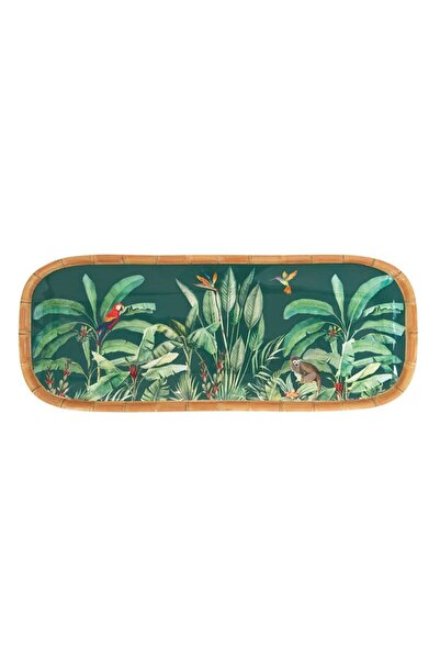 Easy Life Collection's Zanzibar Melamin Dikdörtgen Sunum Tabağı 45 x 18 cm