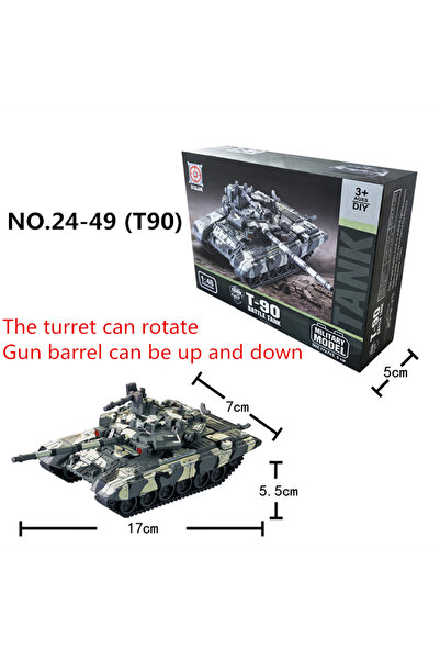 Choice NO.24-49(WITH BOX) 1/48 Russian T-90 Main Battle Tank Model Creative S...