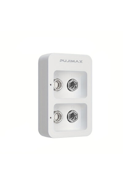 Choice شاحن بطارية ذكي سريع من PUJIMAX بفتحتين 9 فولت مع مؤشرات LED وكابل USB...