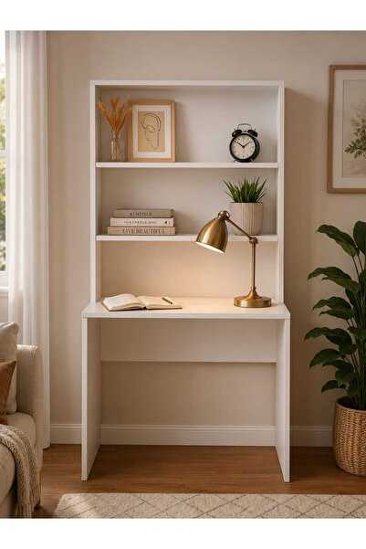 DEMEZLER MOBİLYA Modern Üst Modüllü Çalışma Masası