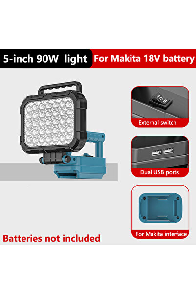 Choice 5 inch Portable Light Lantern With USB For Makita 18V Li-ion Battery L...