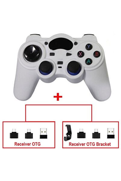 Choice White Receiver OTG 2.4G Controller Gamepad Wireless Joystick with OTG ...