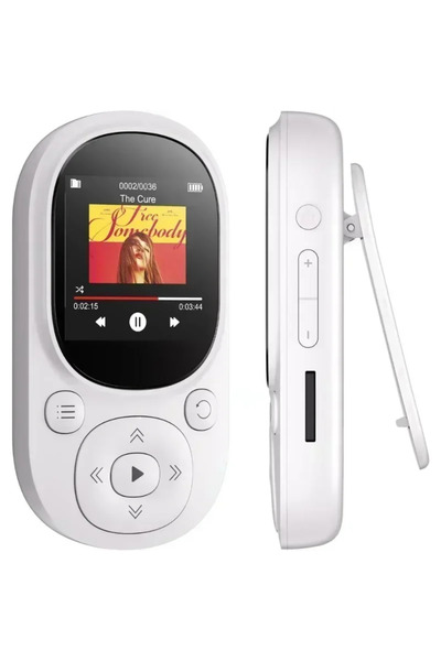 Choice 32 GB WHITE 32GB Clip mp3 music player with BT 5.0,Lossless sound Spor...