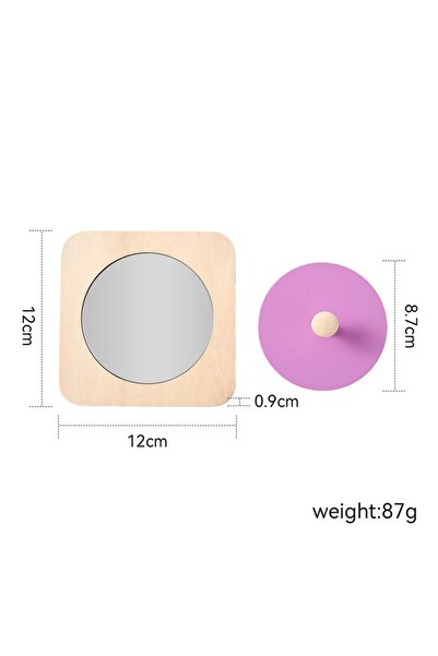 choice2 Wooden Mirror Puzzle Baby Montessori Mirror Puzzle Busy Board Wooden ...