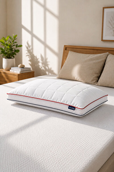 viscolog Lüx Klimalı Serin Tutan Ortopedik Boyun Destek Yastığı 50x70 (Tela ç...